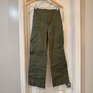 Abercrombie Green Cargo Pants 25 Short